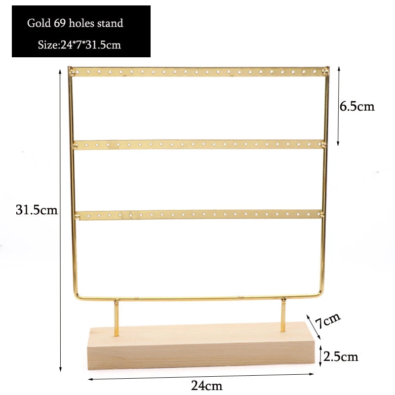 Bracelets Jewelry Display Stud Earrings Holder Jewellery Rack3Colors High Level   Fashio In Stock  earring stand  Factory Price