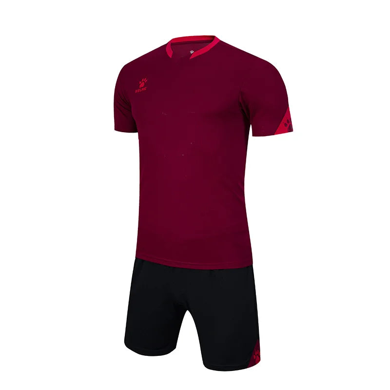 KELME Uniformes de fútbol personalizados para hombres Camisetas de fútbol Chándal para hombres Ropa deportiva Camiseta de manga corta Pantalones cortos de fútbol Traje 3801099