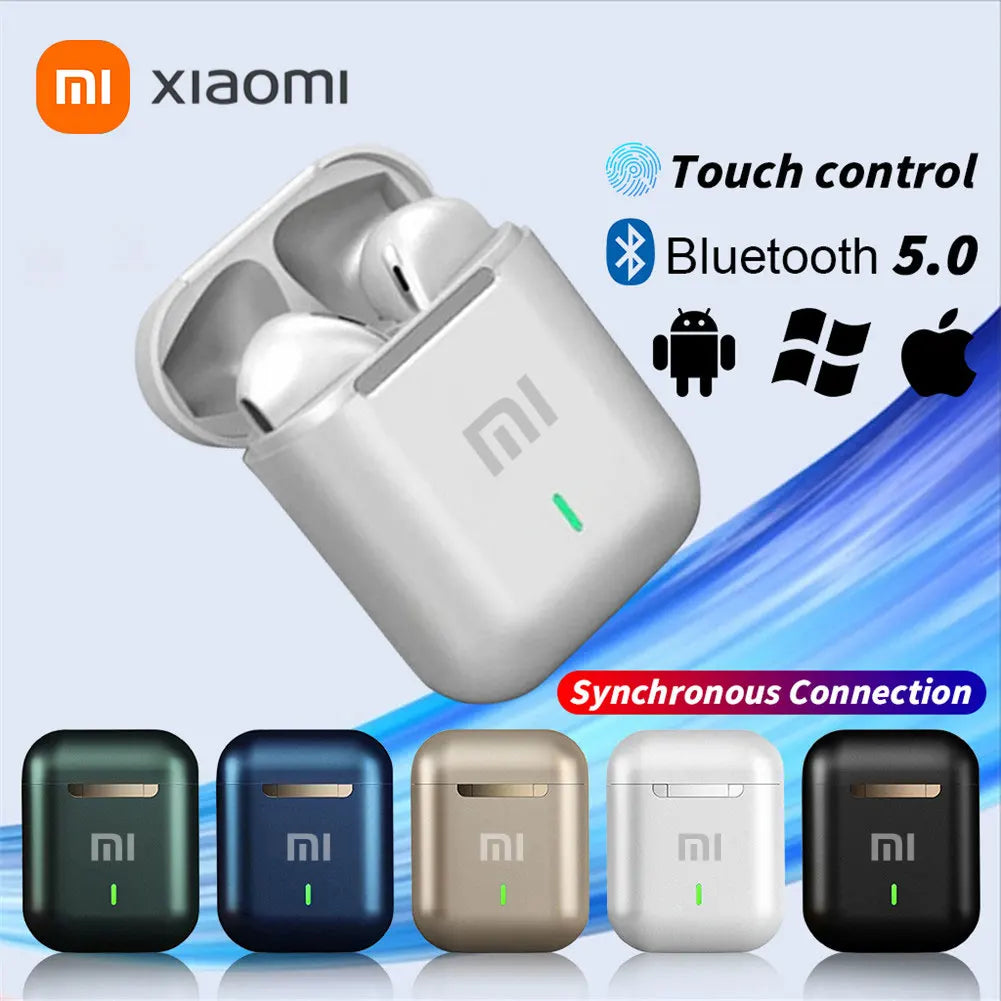 xiaomi J18 Wireless Earphone Bluetooth Headset 9D Noise Reduction Gaming Headset With Microphone TWS Ear Buds Hands-free Earbuds