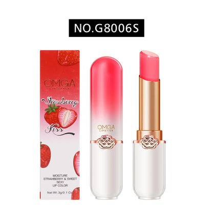 Crystal Temperature Change Lip Balm Vitality Color Lipstick Peach Girl Lip Balm Change Lipstick Lip Care Beauty Makeup TSLM1