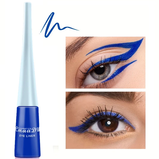 Colorful Sexy Eyeliner Liquid Blue Pencil Waterproof Easy To Wear Make Up Matte Eye Liner Red Green White Gold Brown Eyeliner