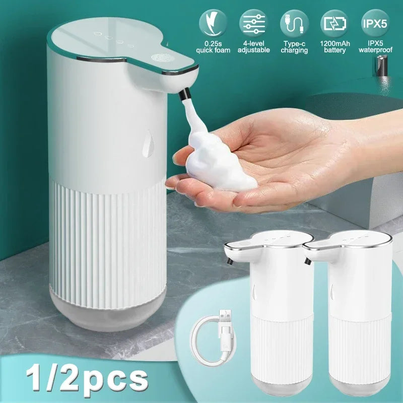 XIAOMI 350ml Automatic Soap Dispenser Foam Wall Mounted Touchless Smart Display Infrared Sensor Soap Dispensers Hand Washer