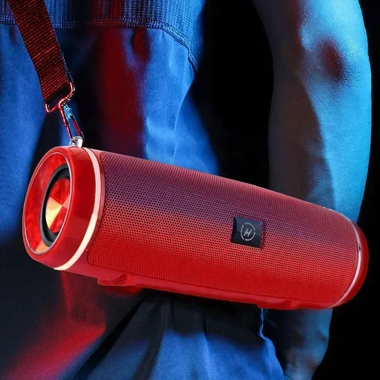 Portable Bluetooth Speakers Mini Wireless High Fidelity Surround Sound Subwoofer Outdoor Waterproof Camping Party Loudspeaker