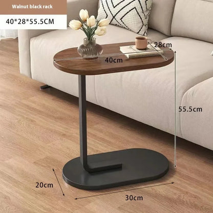 Movable Home Living Room Side Table Simplicity Coffee Table C Shaped Side Table Living Room Modern Light Luxury Style Portabilit