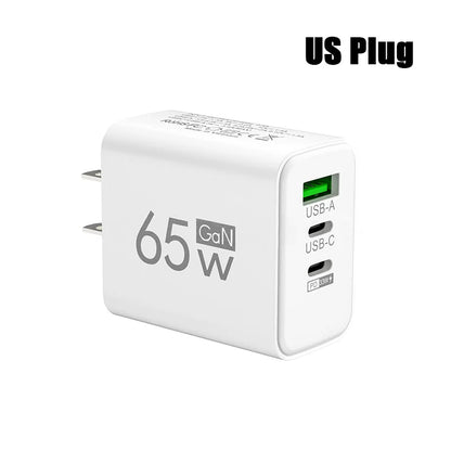 GaN Fast Charging USB Type C Charger EU KR PD 3.0 Quick Charge Wall Charger For Phone Adapter For iPhone Xiaomi Huawei Samsung