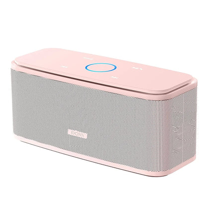 DOSS Bluetooth Speaker SoundBox, Touch Control Sound Box, 12W HD Sound, IPX5 Waterproof, Built-in Mic Hand Free Portable Speaker