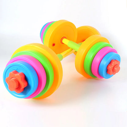 Children Dumbbell Toy Plastic Dumbbell Kids Kindergarten Arm Training Dumbbel Equipment Exercise Dumbbell Hand Weight for Kids