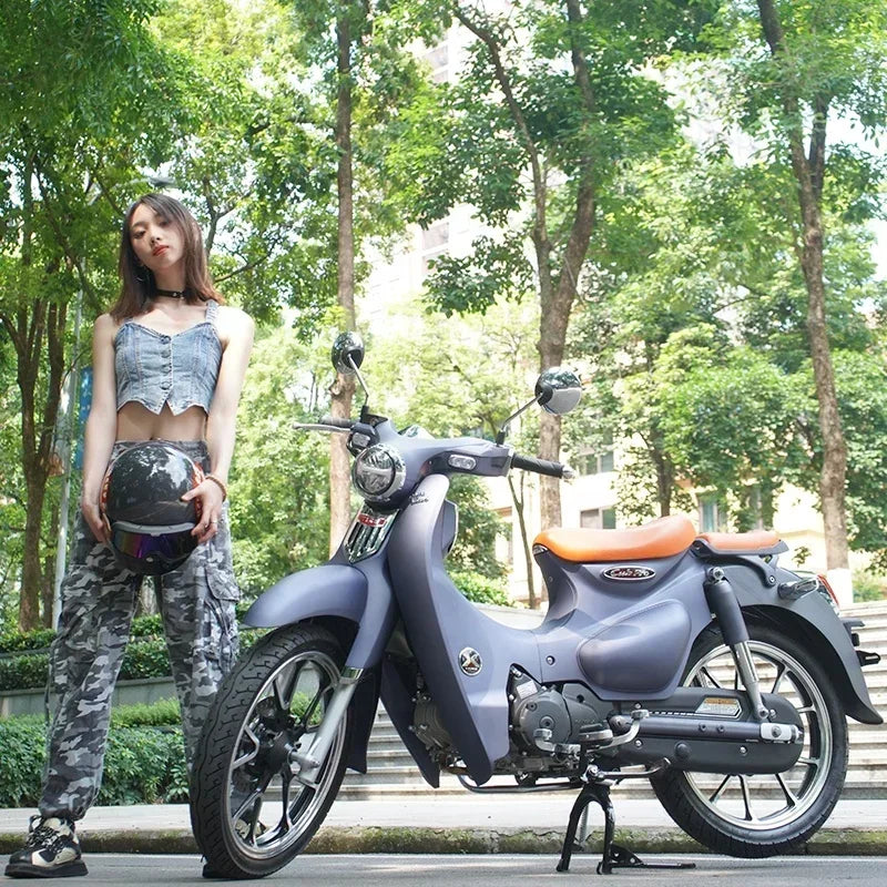 Brushless 125cc Moped Motos Cub Gasoline Motorcycle Bike 125cc Super Cub Pro Moto Moped 50cc Gas Scooter  Mainland China