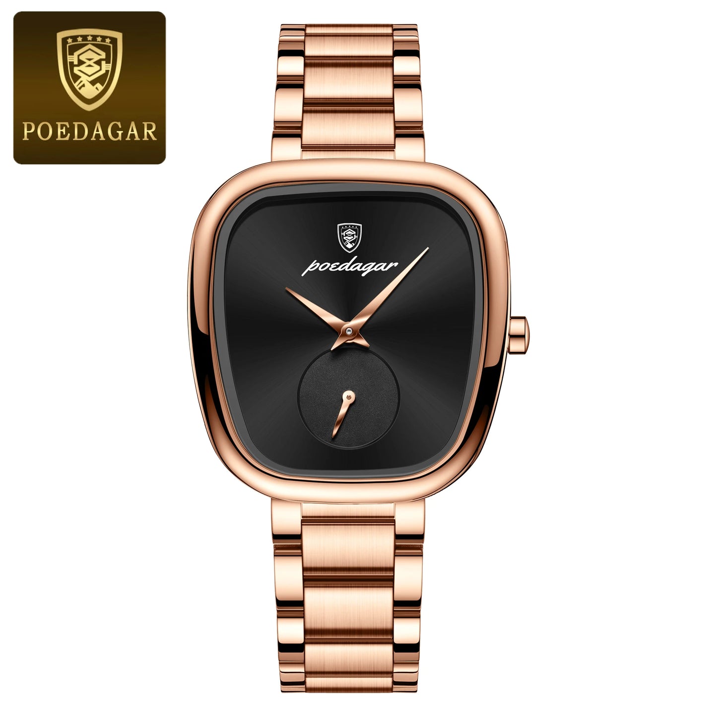 POEDAGAR Luxury Watch for Woman Waterproof Stainless Steel Quartz Ladies Watch High Quality Women's Watches Elegant Female Clock