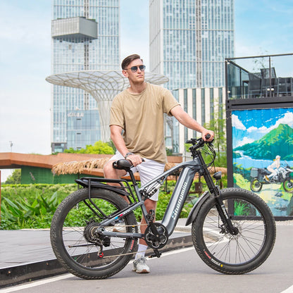 Shengmilo MX05 Electric Bike 1000W Bafang E-Mountain Bike Adult e bike 48V 17.5Ah Battery Men electric bicycle Fat Tire E-bike