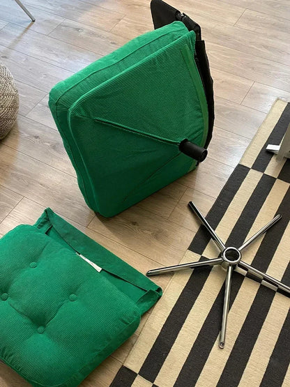 Luxury Single Sofa Chairs,Green Corduroy Fabric,Home Furniture,Living Room,Desk Backrest Chair, Bedroom Makeup Stool,Customized