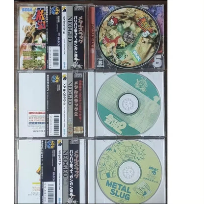 Dreamcast Metal Slug Series Copy Game Disc Replica Unlock DC Game Console Retro Video Game Direct Reading Game