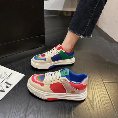 Women Sport Sneaker 2024 Tennis Running Shoes Female Casual Platform Fashion Footwear Basket Comfortable Elegant Athletic Trend