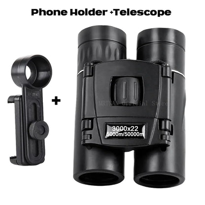 3000X22 50000m Zoom BAK4 HD Professional Powerful Binoculars Long Range Prismatic Telescope Portable Monocular Hunting