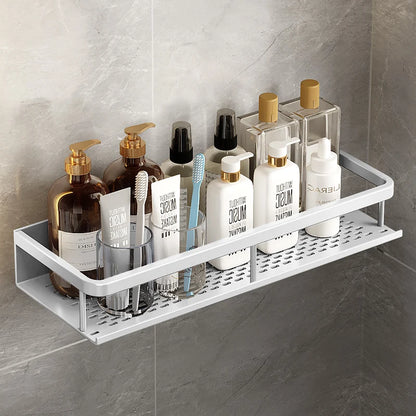 Bathroom Shelf 30/40/50 cm Kitchen Wall Shelf Shower Holder Storage Rack Towel Bar Robe Bathroom Accessorie