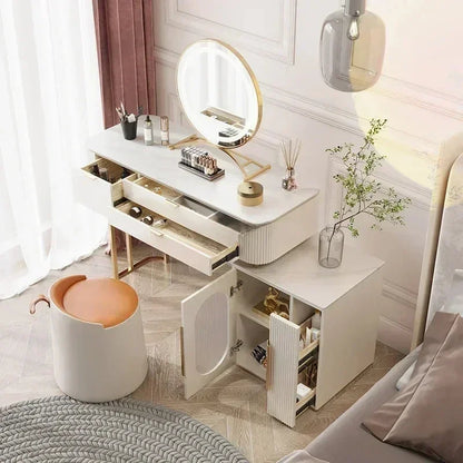 Makeup Dresser Table Vanity Filing Dressing Mobile Chest Nightstands Bedroom Komodinler Coiffeuse De Chambre Bedroom Furnitures