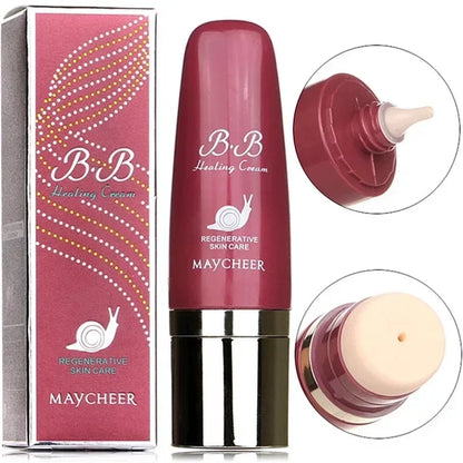 Snail BB Cream Oil Control Lasting Air Cushion Water Moisturizing Concealer Full Coverage Facial Liquid Foundation Cosmetic