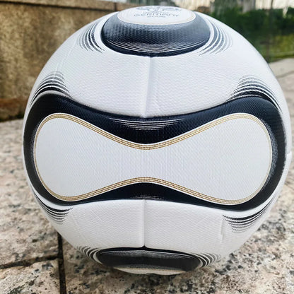 Balón de fútbol profesional para hombres y mujeres, tamaño 5, PU, ​​para adultos, para entrenamiento al aire libre, para equipo de fútbol grueso, 2014