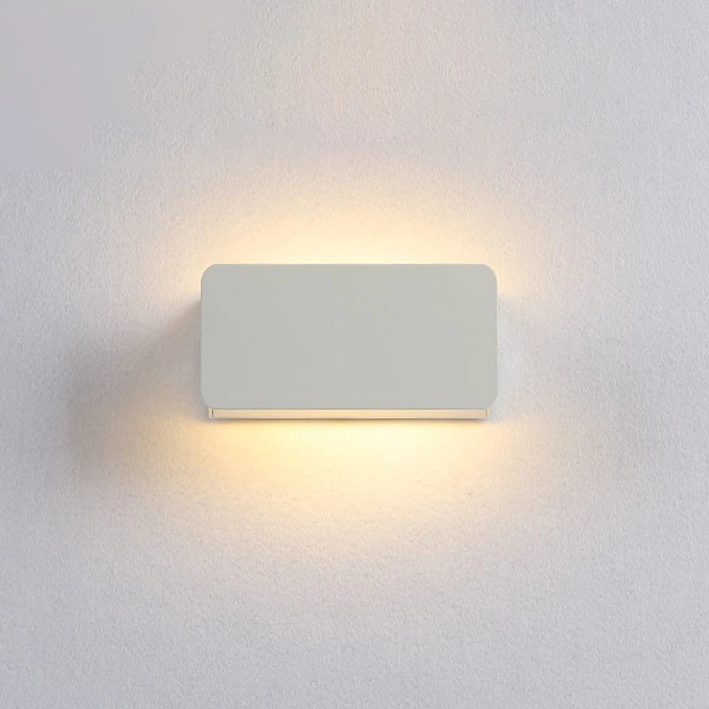 Indoor LED Wall Lamp Adjustable Angle Aluminum Alloy Wall Light Home Living Room Bedroom Vanity Mirror Bedside Lights