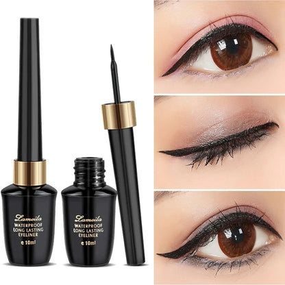 Long-lasting hard-tipped gel eye ultra-fine waterproof black liquid eyeliner pen