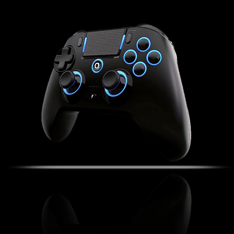 QRD Spark N5 Wireless Controller forPS5 PS4 PS3 IOS Android PC Hall Effect 9-color LED lights Vibration effect PS4 Gamepad