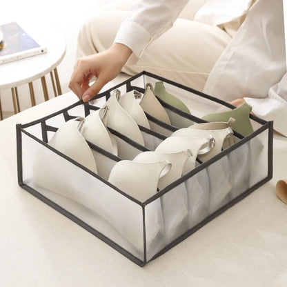 Organizer Panties Socks Storage Boxes Wardrobe Pants Clothes Underwear Drawers jeans Clothes Separator Bra Folding Divider