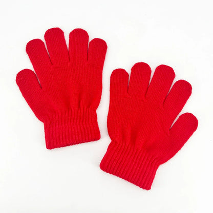 For 6-10 Years Old Kids Boys Girls Winter Cold and Warm Gloves Children Gloves