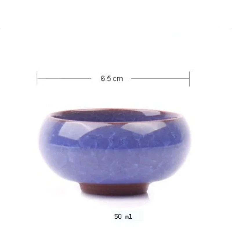 Handmade Ice Crack Ceramic Candlestick  DIY Decorative Candle Holders for Home Party Wedding