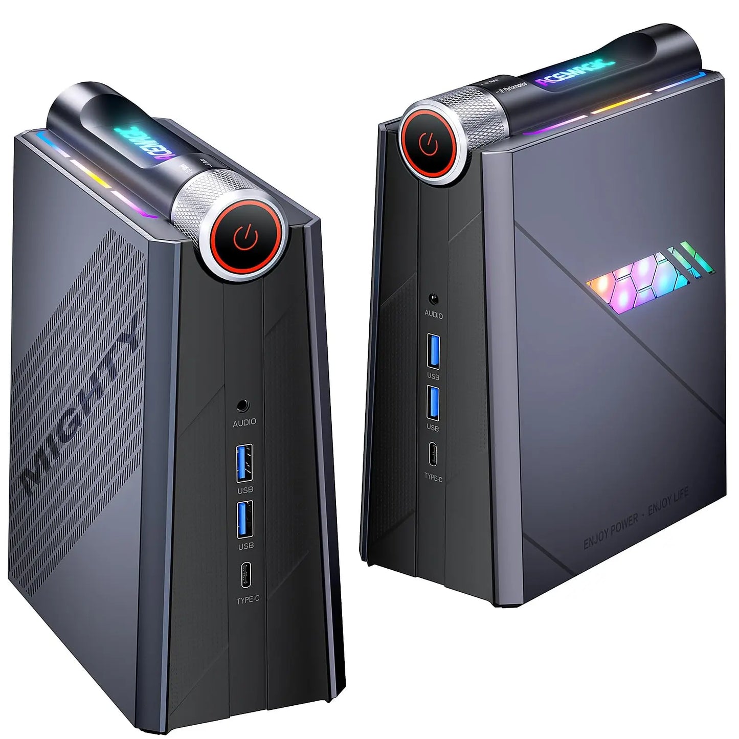 ACEMAGIC AD08 Mini PC Gaming Intel Core i9-11900H/12900H RAM 16/32GB DDR4 512GB SSD Gamer Computer RGB Light Control WiFi6 BT5.2