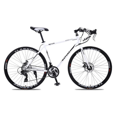 Variable Speed Road Bike for Adults, Ultra Light, Double Disc Sand, 700C, 21, 27, 30