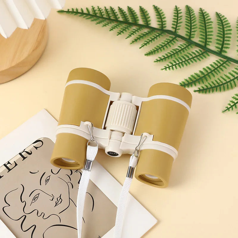 Jungle Binoculars Magnifying Glass Portable Children Magnification Toy Shockproof Telescope for Birthday Hiking Presents