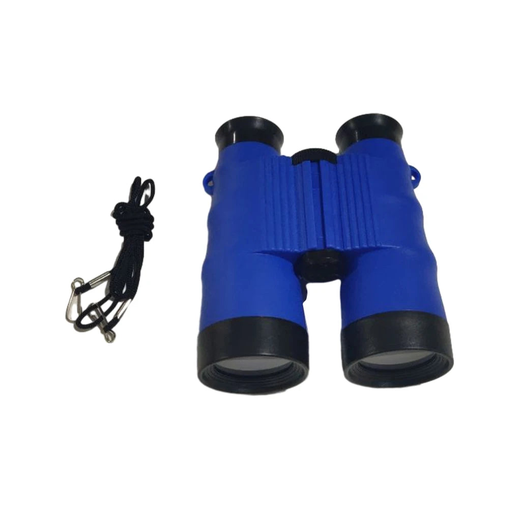 Telescope 6X36 Portable Kid Binocular Foldable Children Outdoor Observing Binocular  Red