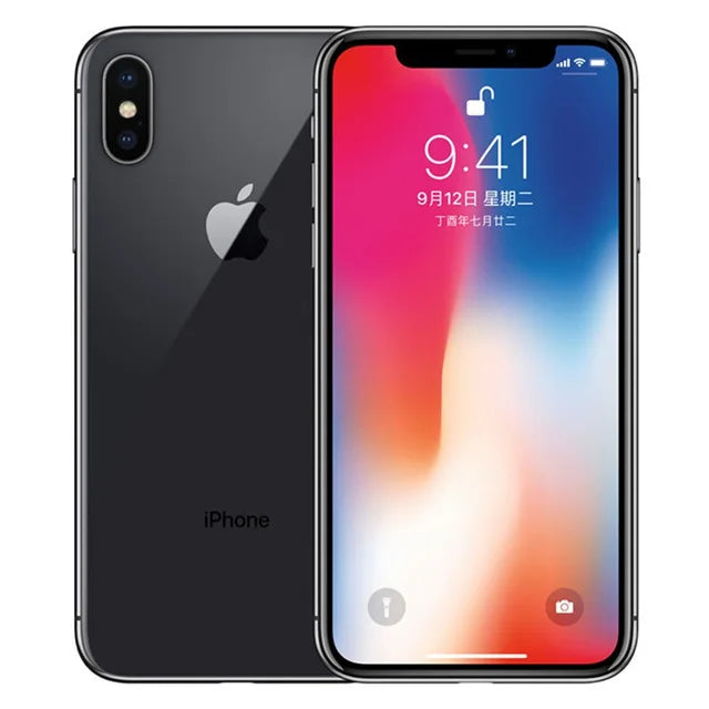 Original Unlocked Apple iPhone X 256GB 64GB 5.8 inch Hexa Core iOS A11 3GB RAM 12MP 4G LTE with Face ID Cellphone