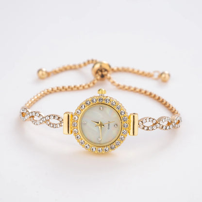 Women's Small Dial Wristwatch, Female Bracelet Watch, Quartz, Leisure, Popular, Elegant Clock, Golden Relojes, Hour, Ladies