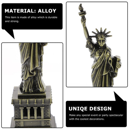 Retro Decor Statue Of Liberty Mini Ornament Of Liberty Mini Liberty Figurine Sculpture From Liberty Island Collection Souvenirs