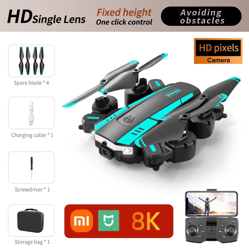 Xiaomi T6 Drone 8k Profesional 4K HD GPS Camera Obstacle Avoidance Aerial Photography Optical Flow Foldable Quadcopter Gift 1KM