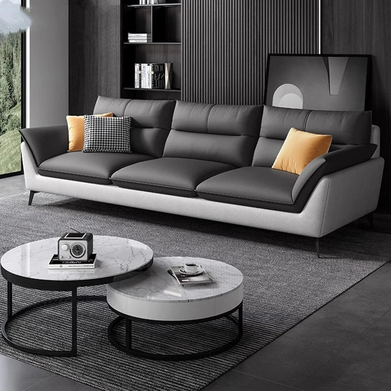 Sofas For Living Room Luxury Italian Minimalist Sofa Sets With Beautiful Individual Puff Meubles De Chambre Kitchen Furniture