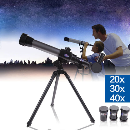 School Educationsl Astronomical Telescope Toy Microscope Combo Science Cultivate Student Interest Eyepiece with Tripod