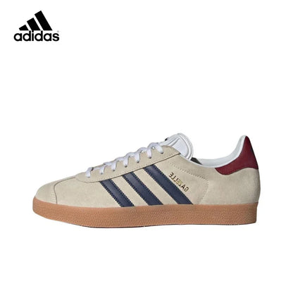 Adidas Gazelle Brown Men's and Women's Lightweight Non-slip Wear Comfort Retro Casual Versatile Fashionable Sports Board Shoes