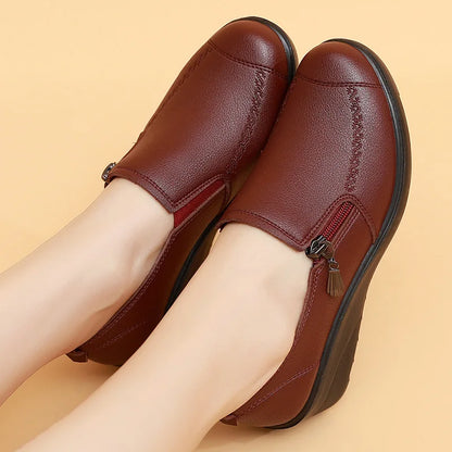 New Spring Autumn Fashion Women's Wedge Casual Single Shoes: Increase, Wear, Comfortable Chaussure Femme