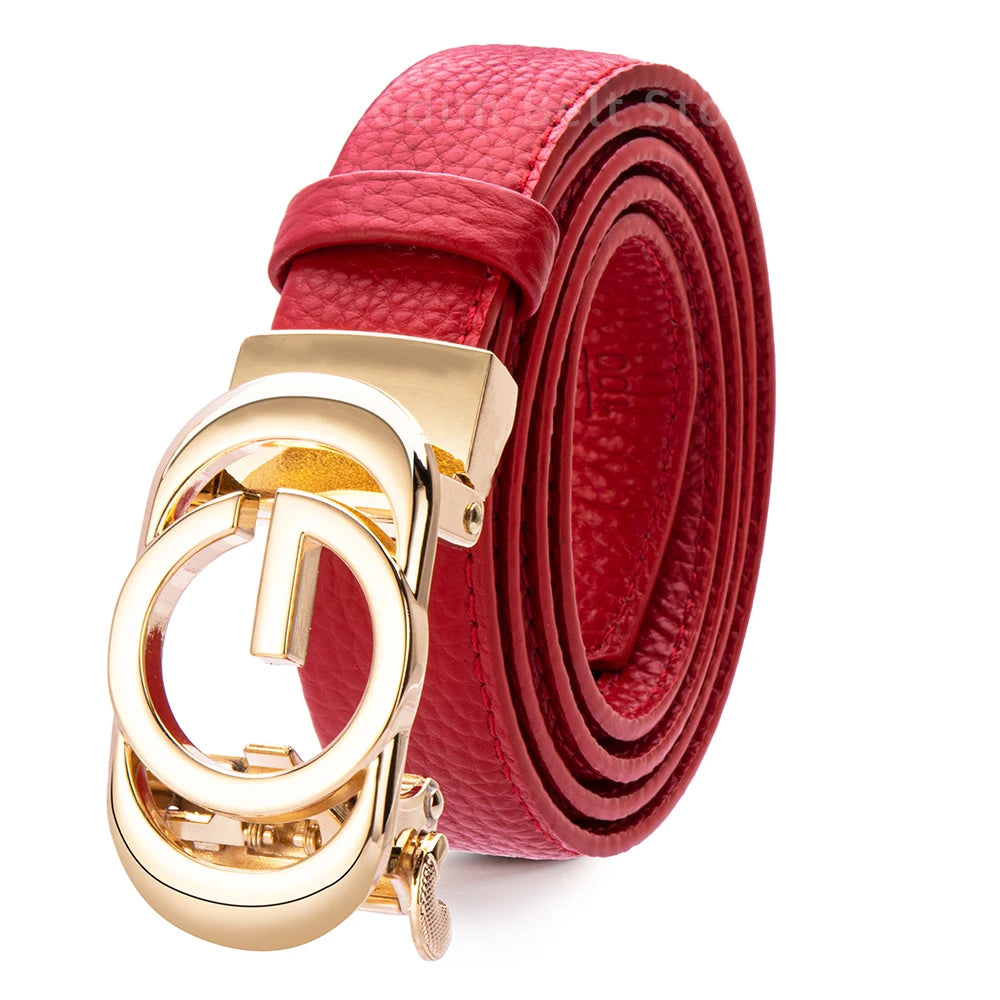 Women Belt Luxury Brand Cowhide Leather Top Quality Classic Pin Buckle Belts New Fashion Female Waistband women luxury belt