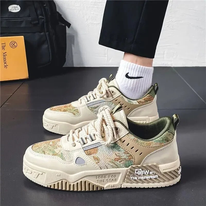 2023 Men's Summer Casual Running Shoes New Men's Sneakers Fashion Designer Platform Shoes Outdoor Tennis Training Shoes for Men