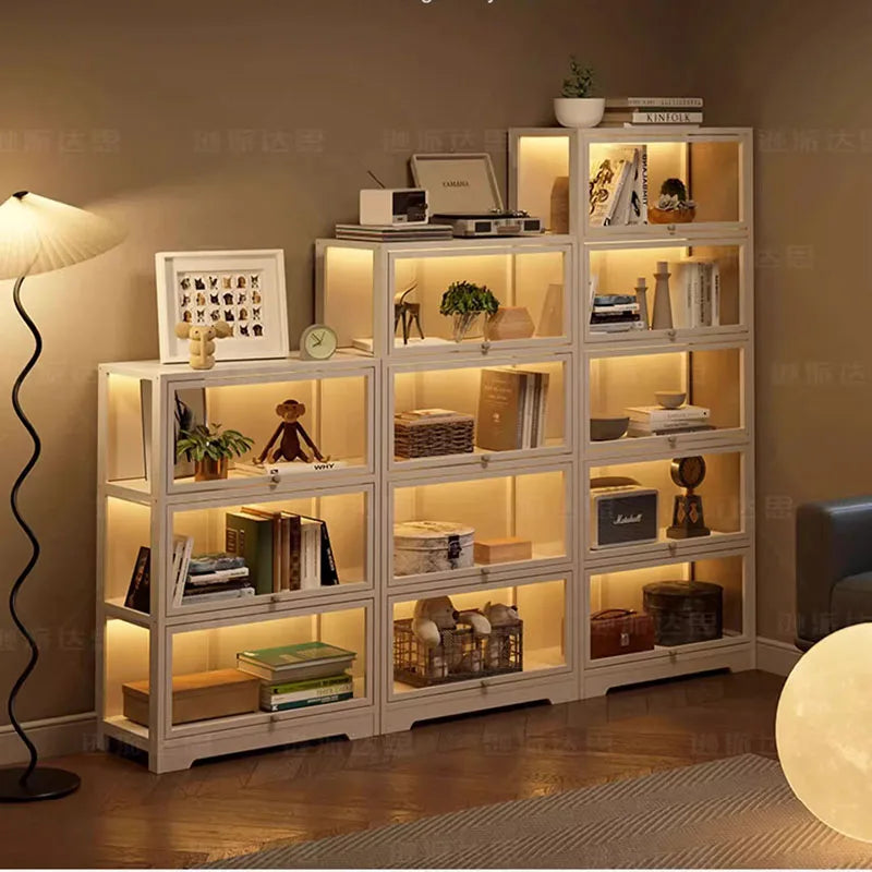 Librero Storage Living Room Cabinets Organizer Shelf Filing Decor Cabinets Modern Luxury Magazine Craft Vitrina Nordic Furniture