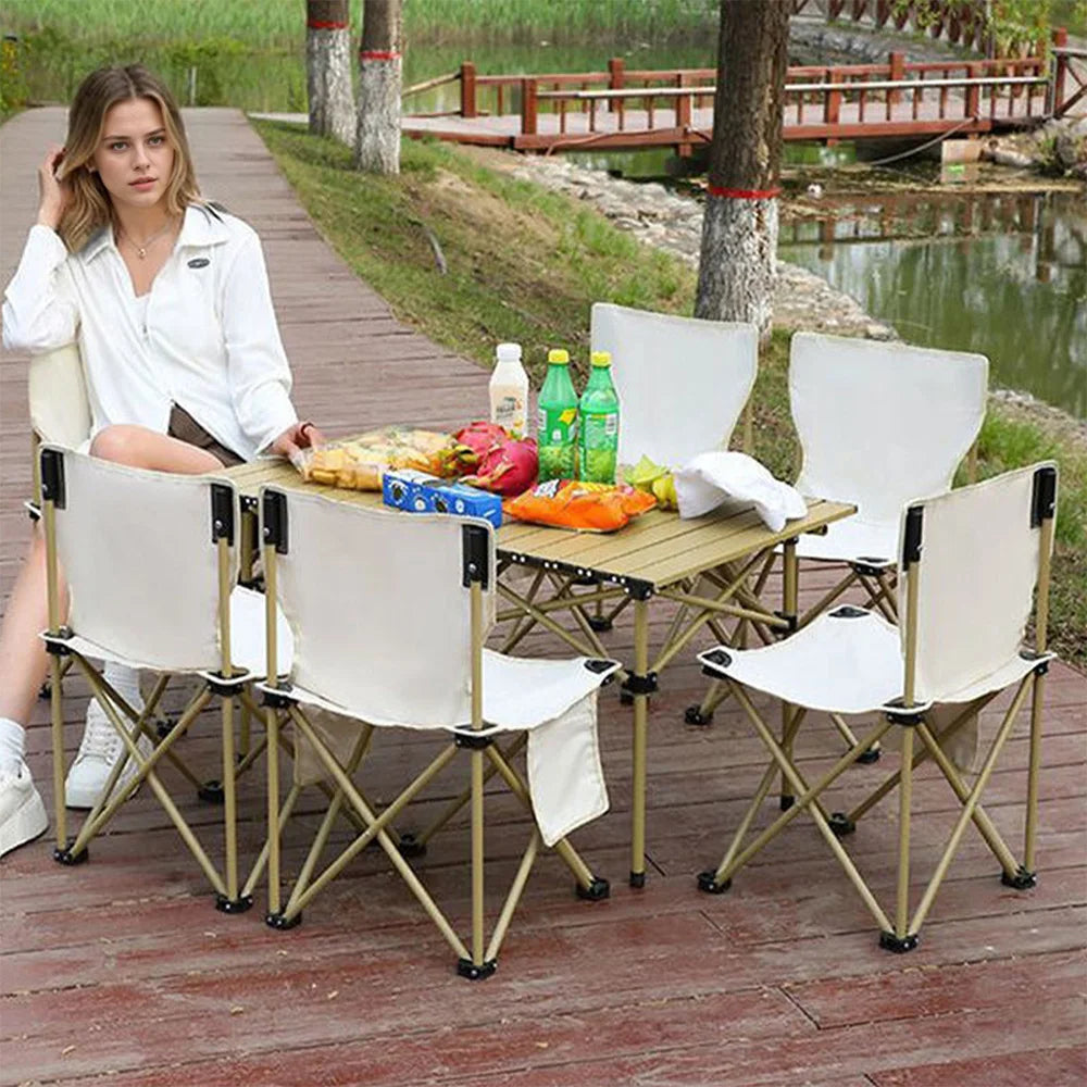 Ultralight Camping Portable Folding Table BBQ Roll Table Picnic Barbecue Coffee Table Outdoor Tourist Tables Camping Equipment