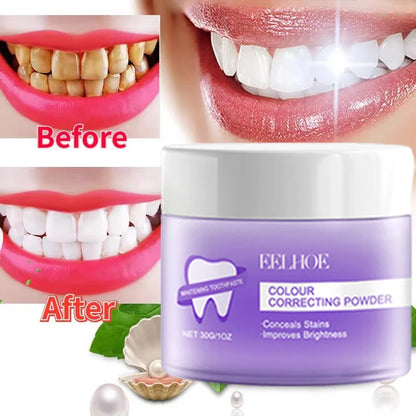 5 Days Teeth Whitening Powder Remove Plaque Stains Dental Calculus Oral Hygiene Cleaning Fresh Bad Breath Tooth Care Products