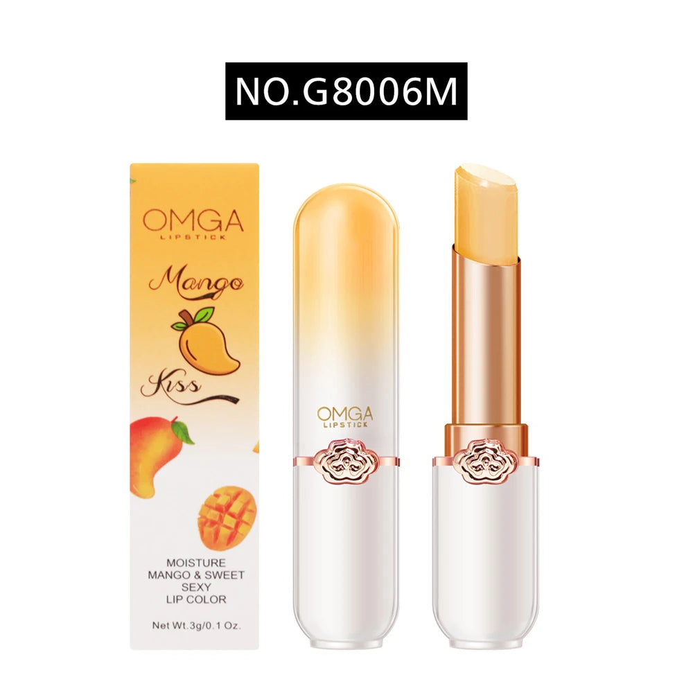 Crystal Temperature Change Lip Balm Vitality Color Lipstick Peach Girl Lip Balm Change Lipstick Lip Care Beauty Makeup TSLM1