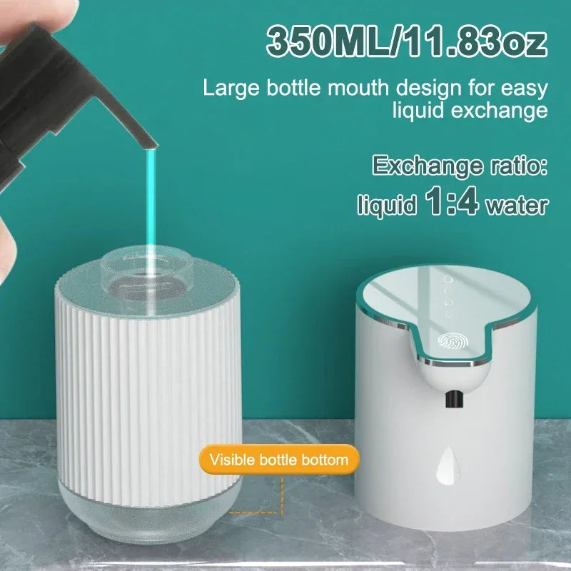 XIAOMI 350ml Automatic Soap Dispenser Foam Wall Mounted Touchless Smart Display Infrared Sensor Soap Dispensers Hand Washer