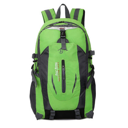 Polyester Climbing Rucksack Large Capacity Trekking Backpack Wear-resistant Layered Storage Lightweight for Outdoor Activities