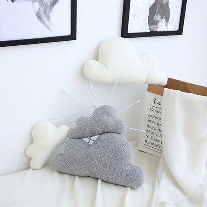 Super Soft PP Cotton Pillow Stuffed Cloud Shaped Cushion White Cloud Room Chair Sofa Decor Pillow Seat Cushion Gift