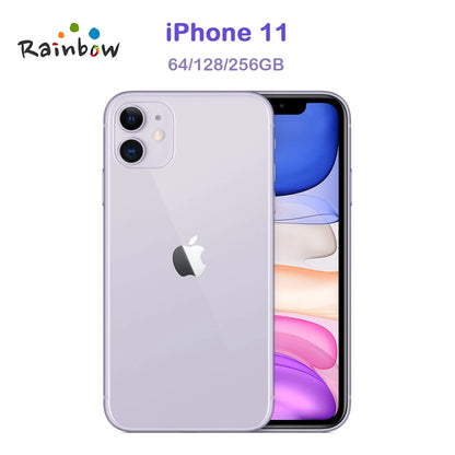 Original  Unlocked Apple iPhone 11  4G LTE 6.1" 64/128/256GB A13 IOS Genuine iPhone11   Retina IPS LCD Cell Phone